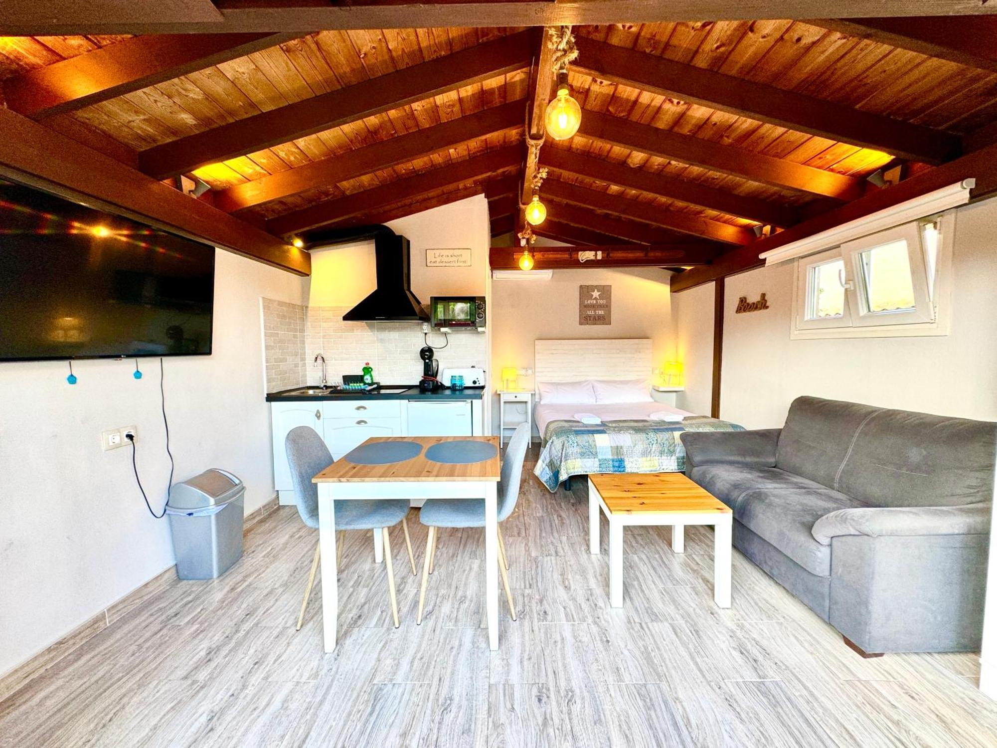 3 Casita-Estudio Con Jardin En La Playa Puerto Marino Exterior foto